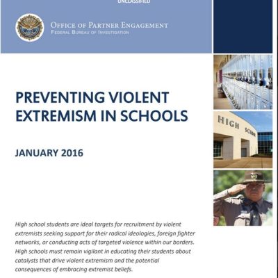 PREVENTING VIOLENT EXTREMISM IN SCHOOLS